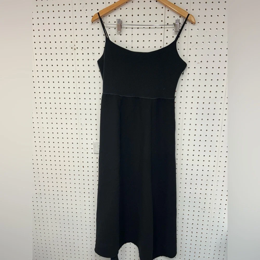 Theory Black Midi Dress